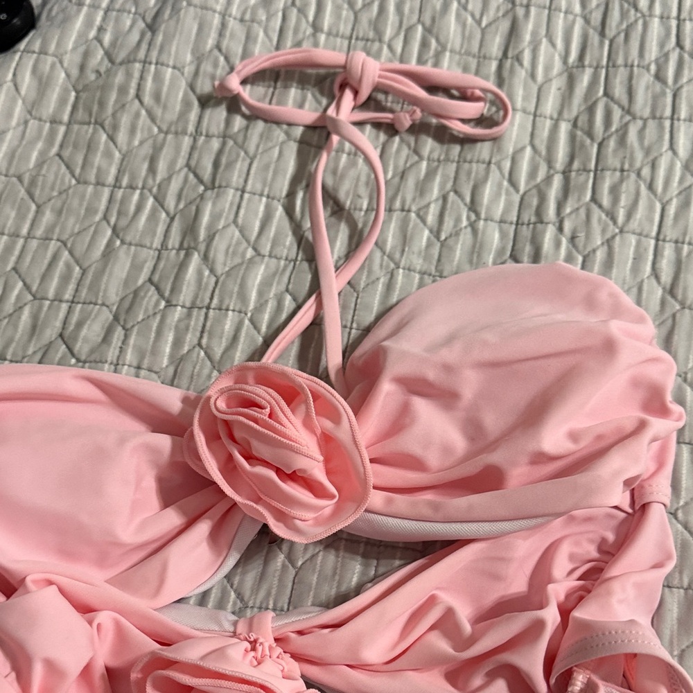New baby pink swimsuit. - Picture 3 of 5